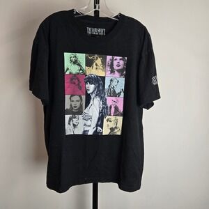 Taylor Swift The Eras Tour Concert T-Shirt Black Graphic Tee XL 2023 Tour Dates